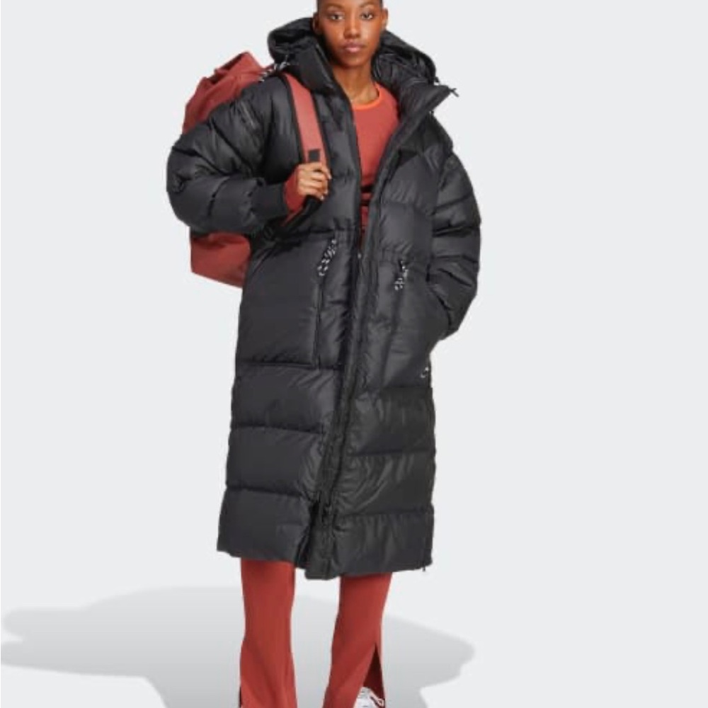 Adidas aSMC Stella McCartney Padded Long Winter Jacket Sz L NWT